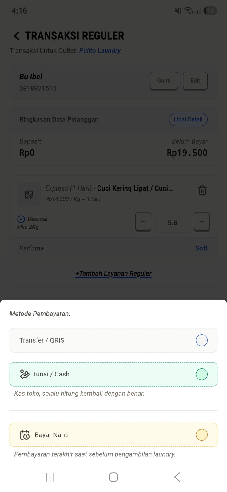 Pilih Metode Pembayaran