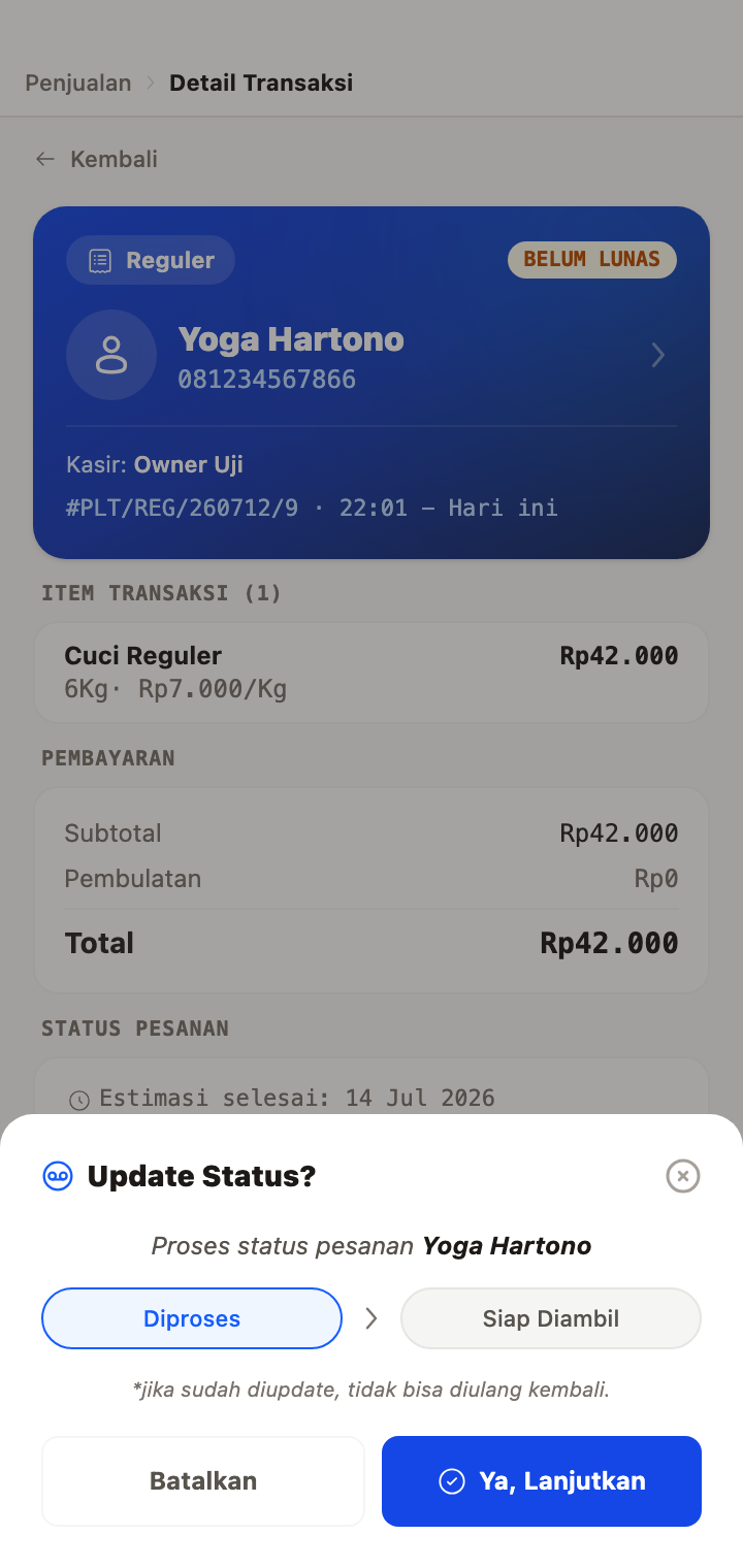 Status Berhasil Diperbarui