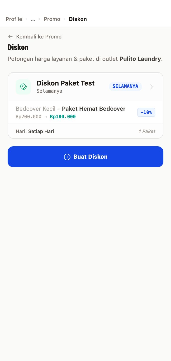 Daftar Diskon Harian