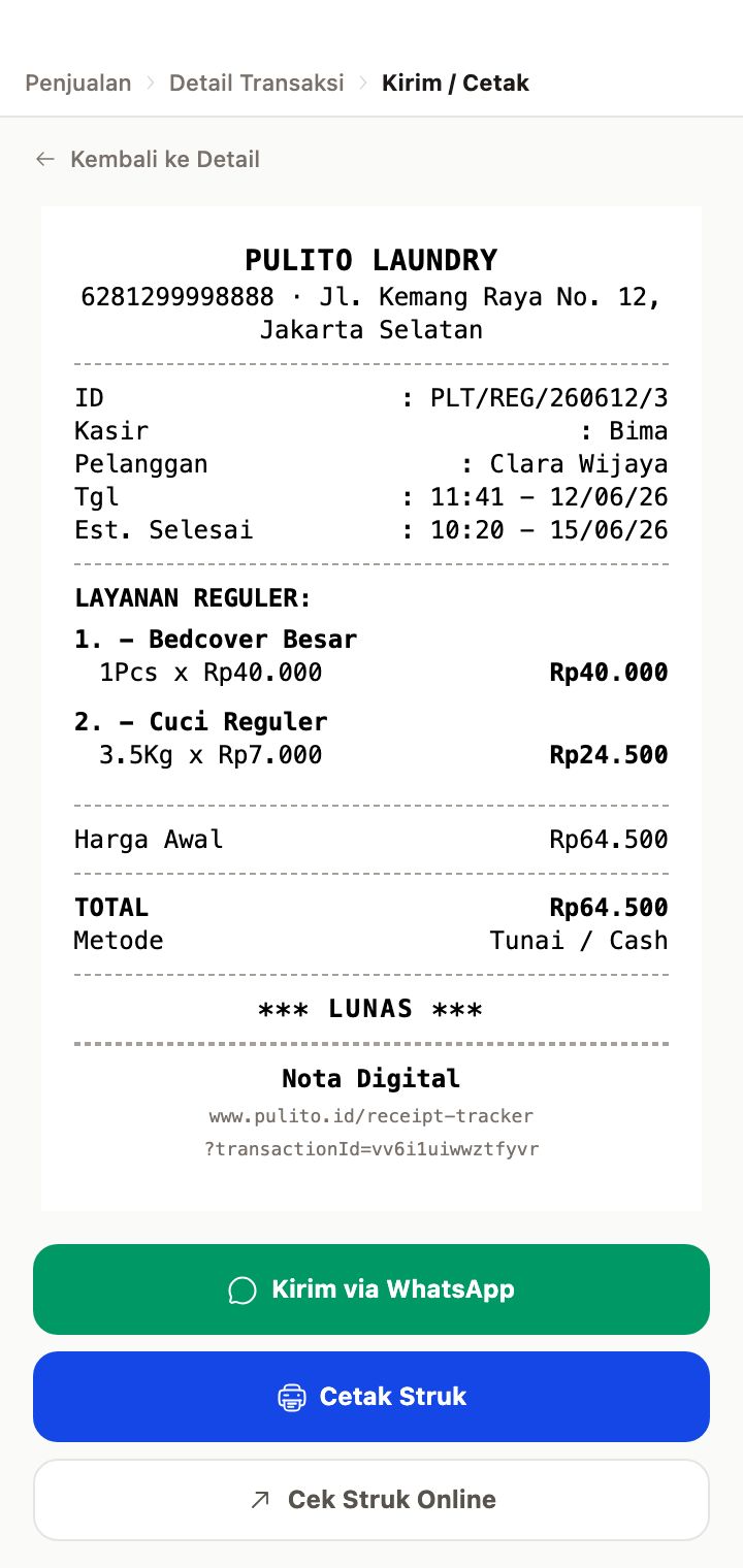 Menu Pengaturan Printer