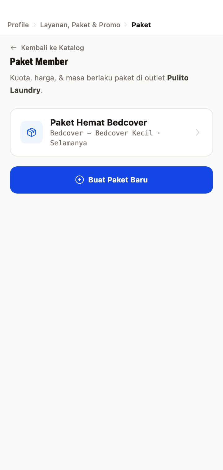 Daftar Paket Member