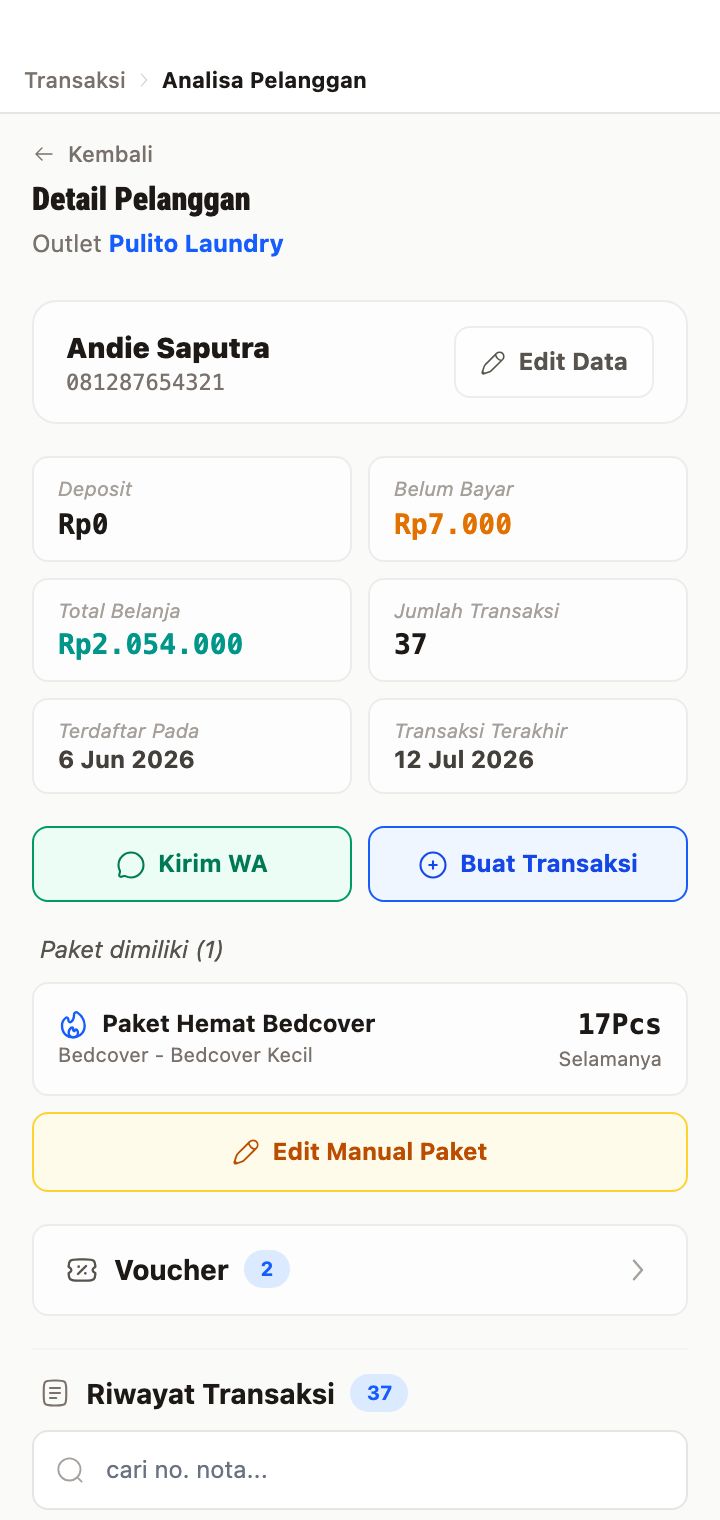 Hapus di Analisa Pelanggan